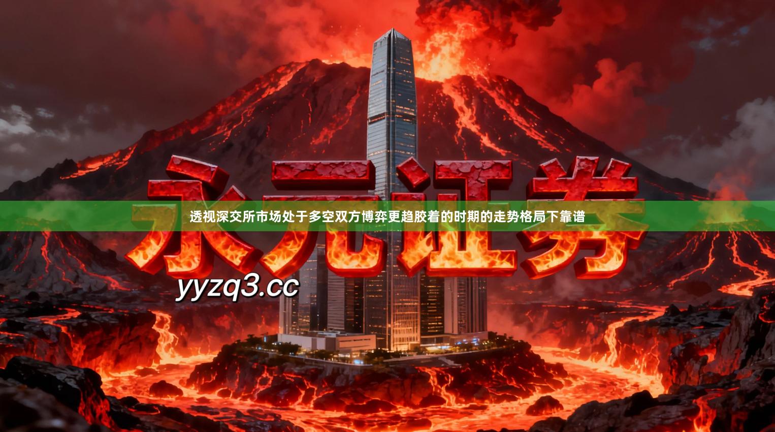 透视深交所市场处于多空双方博弈更趋胶着的时期的走势格局下靠谱